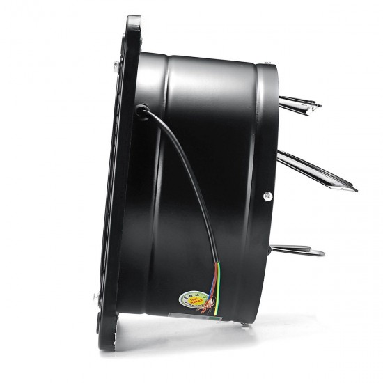 10 Inch Extractor Ventilation Fan Exhaust Air Blower High Speed Bathroom Toilet Wall Fan