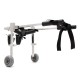 10 Inch Stainless Steel Pet Dog Cart Wheelchair Walk for Handicapped Doggie Folding Chair