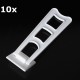 10 Pair Photo Frame Bracket Stand Support Trapezoidal for Crystal Glass 10 Pair Photo Frame Bracket Stand Support Trapezoidal for Crystal Glass