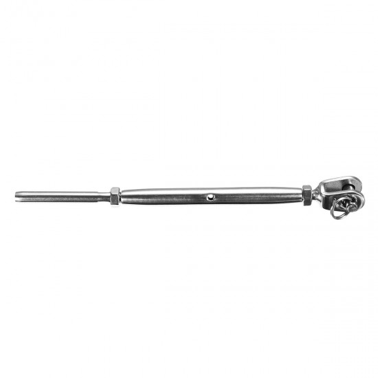 10 Sets Stainless Steel Jaw Swage Stud Turn buckle Balustrade Rigging for 1/8'' Cable Railing Rail 10 Sets Stainless Steel Jaw Swage Stud Turn buckle Balustrade Rigging for 1/8'' Cable Railing Rail