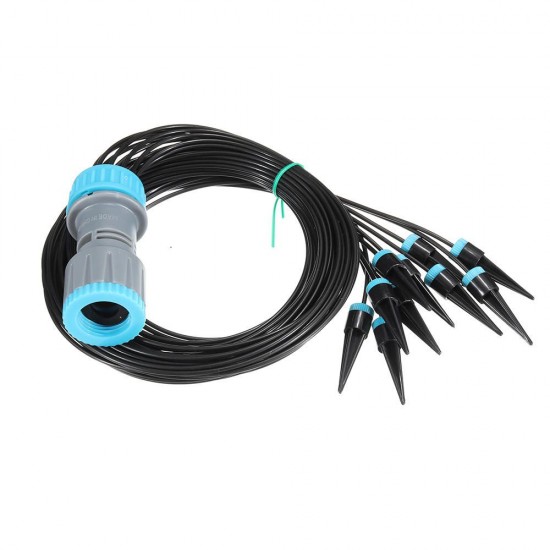10-Way Curved Arrow Emitter Drippers Kits Drip Irrigation Sprinkler System Dropper Garden Water Saving Devices