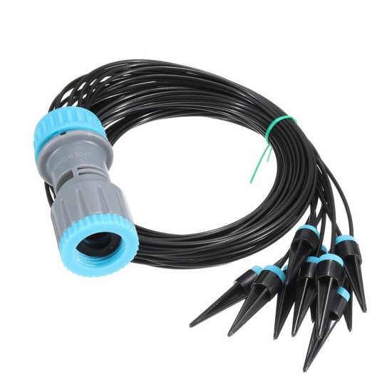 10-Way Curved Arrow Emitter Drippers Kits Drip Irrigation Sprinkler System Dropper Garden Water Saving Devices