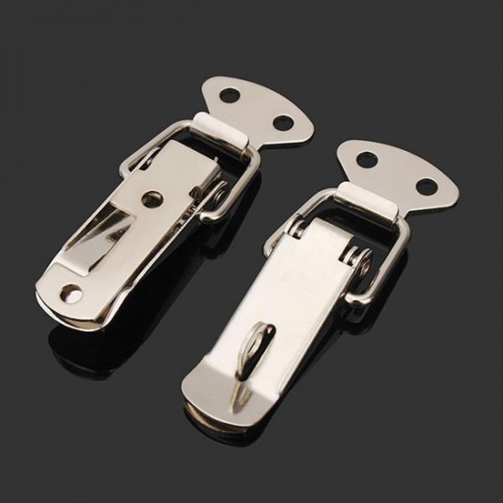 10 pcs Boxes Case Closure Hasp Button Nose Box Toggle Latch Duck Mouth Buckle Spring Clasp Lock