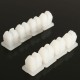 100 pcs Car White Plastic Rivets Fastener Fender Bumper Clips 5mm Hole 100 pcs Car White Plastic Rivets Fastener Fender Bumper Clips 5mm Hole