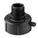 1000L S60x6 IBC Water Tank Adapter Hose Barb Coarse Thread Quick Connect to 1/2'' 3/4'' 1'' 2'' Hose Pipe Tap Replacement Valve Fitting Parts