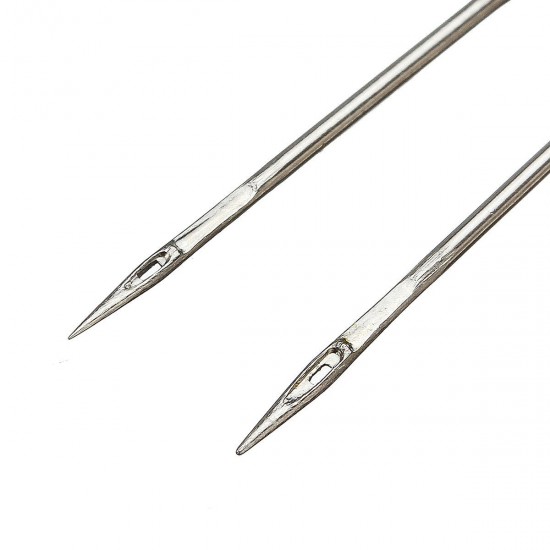 100PCS Flat Round Domestic Home Sewing Machine Needles Iron 9/11/14/16/18 100PCS Flat Round Domestic Home Sewing Machine Needles Iron 9/11/14/16/18