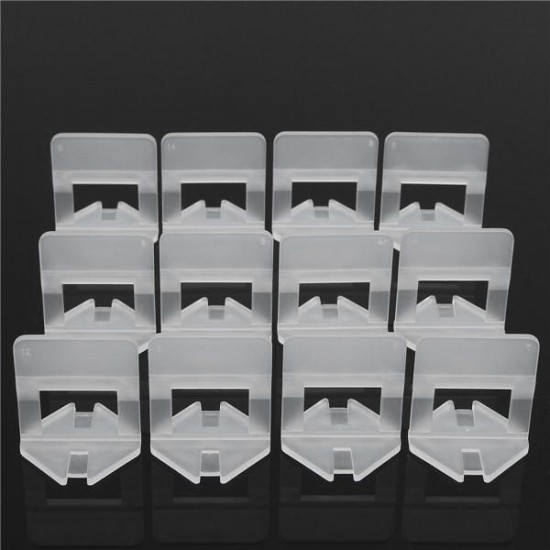 100Pcs 1.5mm White Ceramic Tile Tiling Accessibility Spacer Plastic Clip 100Pcs 1.5mm White Ceramic Tile Tiling Accessibility Spacer Plastic Clip