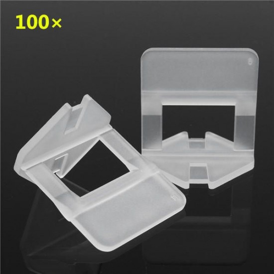 100Pcs 1.5mm White Ceramic Tile Tiling Accessibility Spacer Plastic Clip 100Pcs 1.5mm White Ceramic Tile Tiling Accessibility Spacer Plastic Clip