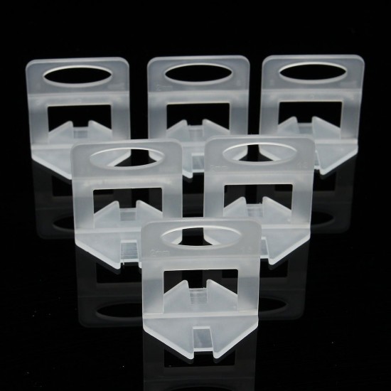 100Pcs 2mm Tile Leveling System Spacers Plastic For Home Floor