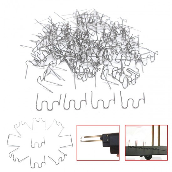 100Pcs/Set 0.6mm Wave Staples Hot Stapler for Car Auto Bumper Weld Repair 100Pcs/Set 0.6mm Wave Staples Hot Stapler for Car Auto Bumper Weld Repair