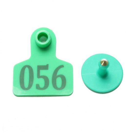 100Sets Green Animals Cattleoat Pig Sheep Use Ear Number Tag Livestock Tags Labels 100Sets Green Animals Cattleoat Pig Sheep Use Ear Number Tag Livestock Tags Labels