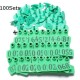 100Sets Green Animals Cattleoat Pig Sheep Use Ear Number Tag Livestock Tags Labels 100Sets Green Animals Cattleoat Pig Sheep Use Ear Number Tag Livestock Tags Labels