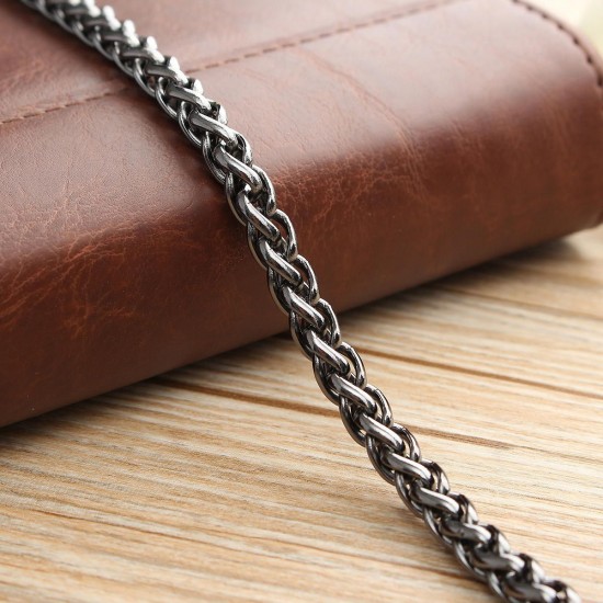 100cmx6mm Metal Purse Chain Strap Handbag Bag Metal Replacement