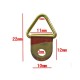 100pcs Golden Metal Photo Picture Frame Hook Hanger Triangle Ring 100pcs Golden Metal Photo Picture Frame Hook Hanger Triangle Ring