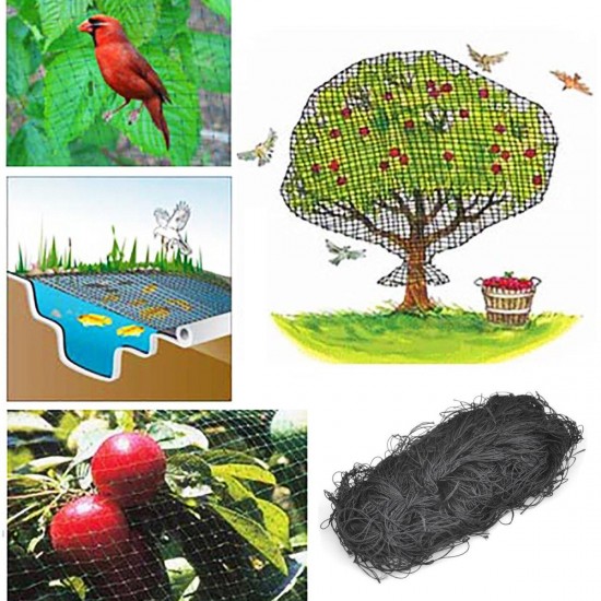 10/20/100m Fruit Crop Plant Knitted Anti Bird Netting Pest Net Prevent Huting Catching 2x2cm Mesh