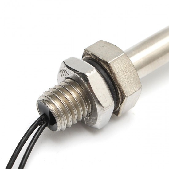 109mm Stainless Steel Water Level Sensor Liquid Vertical Float Switch for Hydroponics Gardening