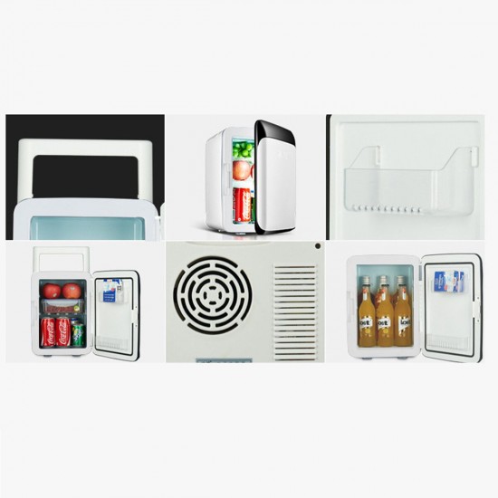 10L Mini Refrigerator Automoble Portable Fridge Freezer Cooling Box For Home Car Use