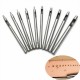 10PCS Drilling Leather Punching Tools Kit Belt Punches DIY Handmade Round Hollow 10PCS Drilling Leather Punching Tools Kit Belt Punches DIY Handmade Round Hollow