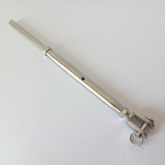10Pcs 316 Jaw Swage Terminal Turnbuckle Cable Railing Marine Stainless Steel Tensioner 10Pcs 316 Jaw Swage Terminal Turnbuckle Cable Railing Marine Stainless Steel Tensioner