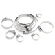 10Pcs 6mm-114mm Stainless Steel Hose Pipe Clips Clamps Fasteners Assorted 10Pcs 6mm-114mm Stainless Steel Hose Pipe Clips Clamps Fasteners Assorted