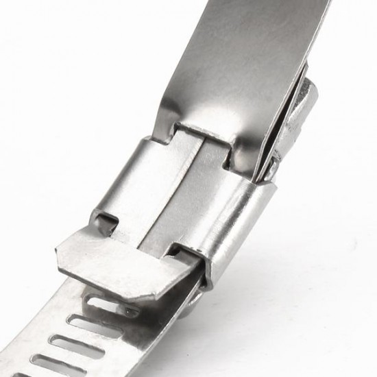 10Pcs 6mm-114mm Stainless Steel Hose Pipe Clips Clamps Fasteners Assorted 10Pcs 6mm-114mm Stainless Steel Hose Pipe Clips Clamps Fasteners Assorted