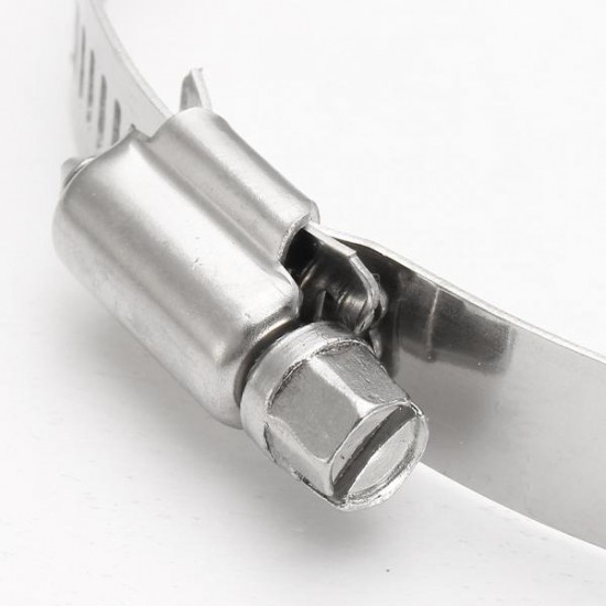 10Pcs 6mm-114mm Stainless Steel Hose Pipe Clips Clamps Fasteners Assorted 10Pcs 6mm-114mm Stainless Steel Hose Pipe Clips Clamps Fasteners Assorted