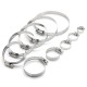 10Pcs 6mm-114mm Stainless Steel Hose Pipe Clips Clamps Fasteners Assorted 10Pcs 6mm-114mm Stainless Steel Hose Pipe Clips Clamps Fasteners Assorted
