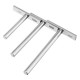 10Pcs Concealed Floating Hidden Shelf Support Metal Brackets 3/4/5 Inch