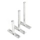 10Pcs Concealed Floating Hidden Shelf Support Metal Brackets 3/4/5 Inch