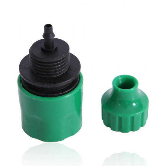 10Pcs Garden Water Quick Coupling 1/4 Inch Hose Quick Connectors Garden Irrigation Pipe Connectors PVC Watering Tubing Fitting