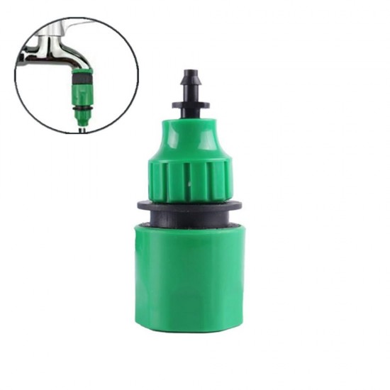 10Pcs Garden Water Quick Coupling 1/4 Inch Hose Quick Connectors Garden Irrigation Pipe Connectors PVC Watering Tubing Fitting