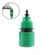 10Pcs Garden Water Quick Coupling 1/4 Inch Hose Quick Connectors Garden Irrigation Pipe Connectors PVC Watering Tubing Fitting