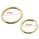 10Pcs Key O Ring Brass Pure Copper for Handmade Leather DIY Replacement