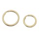 10Pcs Key O Ring Brass Pure Copper for Handmade Leather DIY Replacement 10Pcs Key O Ring Brass Pure Copper for Handmade Leather DIY Replacement