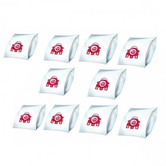 10Pcs Miele Dust Bags for Miele FJM Synthetic Type Vacuum Cleaner Dust Collector Filter