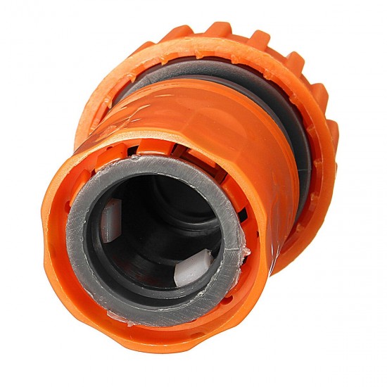 10Pcs Orange 3/4'' Garden Joiner Quick Connect Adapter Water Hose Pipe Washing