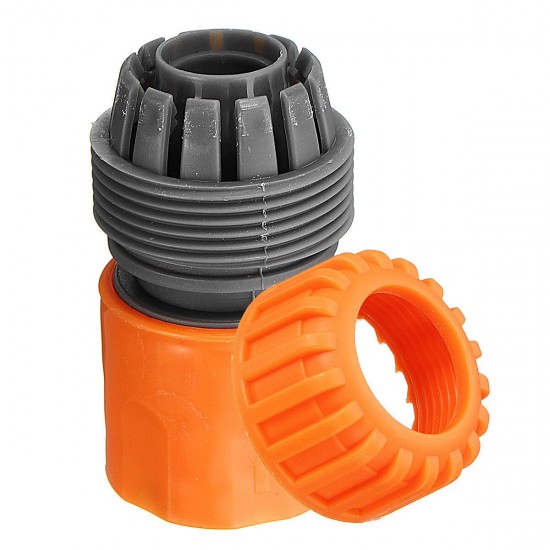10Pcs Orange 3/4'' Garden Joiner Quick Connect Adapter Water Hose Pipe Washing