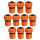 10Pcs Orange 3/4'' Garden Joiner Quick Connect Adapter Water Hose Pipe Washing 10Pcs Orange 3/4'' Garden Joiner Quick Connect Adapter Water Hose Pipe Washing