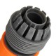 10Pcs Orange 3/4'' Garden Joiner Quick Connect Adapter Water Hose Pipe Washing