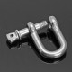 10Pcs Stainless Steel 316 D Ring Anchor Shackle Screw Pin for Paracord Bracelets