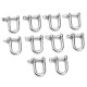 10Pcs Stainless Steel 316 D Ring Anchor Shackle Screw Pin for Paracord Bracelets 10Pcs Stainless Steel 316 D Ring Anchor Shackle Screw Pin for Paracord Bracelets
