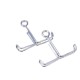 10Pcs Water Stops Clip Galvanized Material Chemical Test Latex Spring Pipe Clip