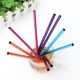 10Pcs/Set Aluminum Drinking Straw Straws Reusable Slurpee Cocktail Drinking Straw Party Supplies