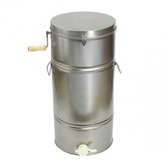 1.0mm Stainless Steel Bee Honey Extractor Beehive Drum Tank Beekeeping Equipment Two Frame 1.0mm Stainless Steel Bee Honey Extractor Beehive Drum Tank Beekeeping Equipment Two Frame