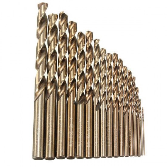 1.0mm to 8.0mm Professional Drill Bits HSS-Co Cobalt Various Sizes Metal Plastic Wood 1.0mm to 8.0mm Professional Drill Bits HSS-Co Cobalt Various Sizes Metal Plastic Wood