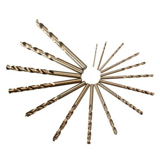 1.0mm to 8.0mm Professional Drill Bits HSS-Co Cobalt Various Sizes Metal Plastic Wood 1.0mm to 8.0mm Professional Drill Bits HSS-Co Cobalt Various Sizes Metal Plastic Wood