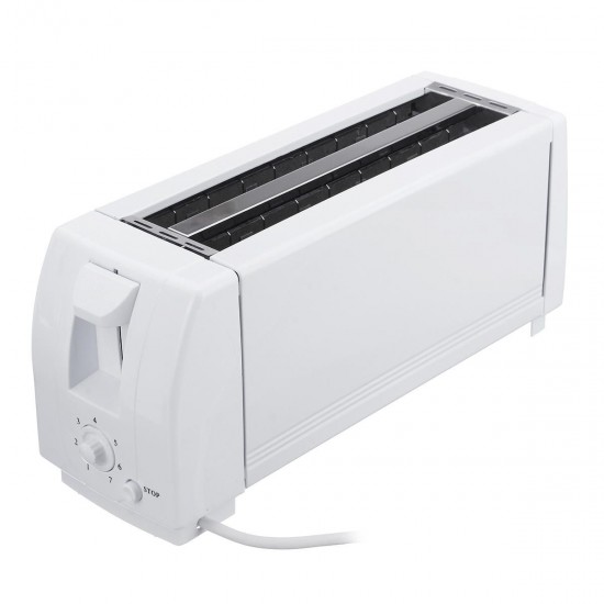110-220V 2/4 Slices Electric Automatic Toaster Stainless Bread Maker Extra Wide Slot with Crumb Tray 110-220V 2/4 Slices Electric Automatic Toaster Stainless Bread Maker Extra Wide Slot with Crumb Tray