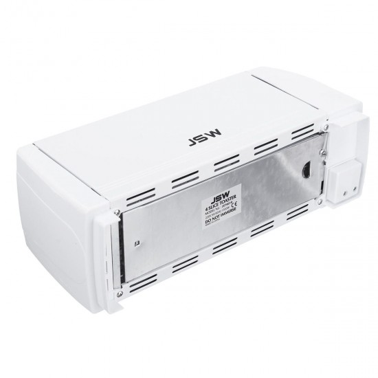 110-220V 2/4 Slices Electric Automatic Toaster Stainless Bread Maker Extra Wide Slot with Crumb Tray 110-220V 2/4 Slices Electric Automatic Toaster Stainless Bread Maker Extra Wide Slot with Crumb Tray