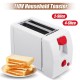 110-220V 2/4 Slices Electric Automatic Toaster Stainless Bread Maker Extra Wide Slot with Crumb Tray