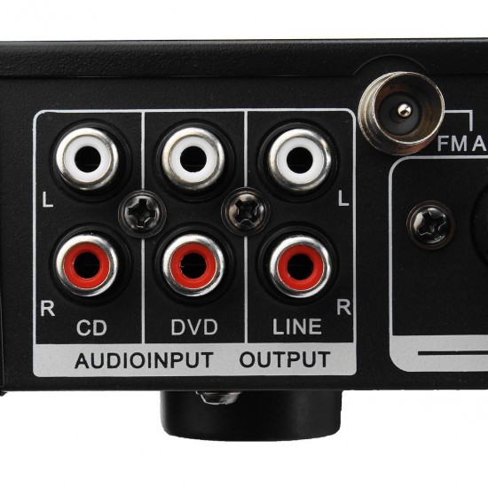 110V 720W 5CH Bluetooth Stereo AV Power Surround Amplifier for Karaoke Cinema